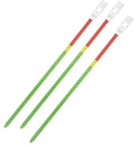 Yardenfun 3stücke Teiliges Pp-maßband Zum Genauen Ablesen Von Kopf Und Armumfang Für Junge Mädchen Tragbares Messwerkzeug Für Vielseitige Anwendungen Im Privaten Und Professionellen Bereich