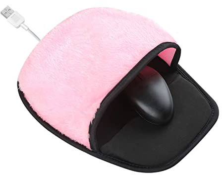 WOEIFGV USB-Heizkissen zum Tippen, Handwärmer, Winter, Plüsch-Heizkissen, Schreibtisch-Computer-Zubehör für Büro, Arbeit, Zuhause