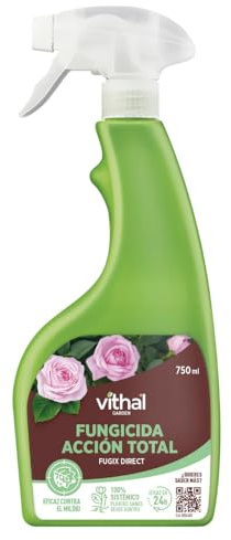 VITHAL Fungicida Acción Total LU 750ml - Fungicida Plantas Sistémico Con Protección Eficaz Contra Hongos Oomicetos, Movimiento Ascendente Y Descendente, Listo Para Usar