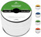 Abma Cord Corda in Poliestere Corda Intrecciata 5mm x 50m Corda Multiuso Bobina - Bianca