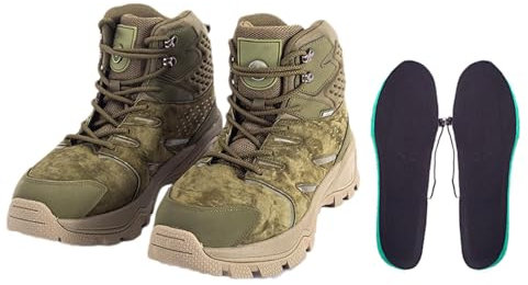Beheizte Stiefel, Fußwärmer, temperaturgesteuerte Heizschuhe, 4000 mAh Akku, frei beweglicher Fußwärmer, rutschfeste Sohle, temperaturgesteuerte Heizschuhe für Uni