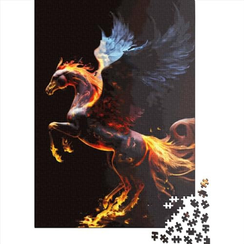 1000-teiliges Phoenix-Pferd-Puzzle für Kinder, Puzzle, Puzzle für Kinder, nachhaltiges Puzzle für Kinder, Spiele 1000 Teile (75 x 50 cm)