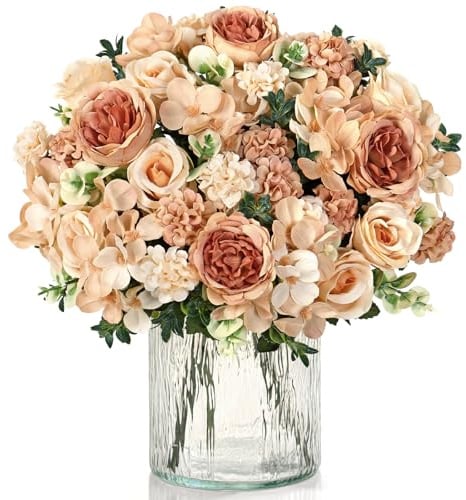 2 Bündel Pfingstrose Künstliche Blumen Kunstblumen wie Echt Blumenstrauß