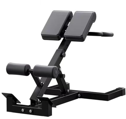 Hyperextension Römischer Stuhl für Heim-Fitness-Studio – strapazierfähiger, verstellbarer Rücken- und Bauchmuskeltrainer für Beinkrafttrainer mit 5 Höhenoptionen, 150 kg Kapazität