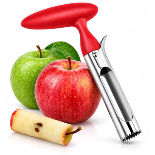 Apfelentkerner,Apfelausstecher Edelstahl,für Kerngehäuse Ausstecher Apfel | Apple Corer Apfelstecher mit Abs-Griff,Entkerner Apfe Aushöhler Werkzeug Schneider Obstentkerner für Kitchen Obst Gemüse