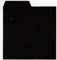 Pack of 26 x 7 inch Black Plastic Vinyl Single 45RPM A - Z Record Collection Dividers