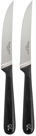 Robert Welch Serrated Steak Knives, 12 cm Blade Length, Set of 2