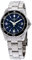 Victorinox Damen Armbanduhr Maverick Small Ø 34 mm, Analog Quarz, Wasserdicht bis 100 m, Edelstahl-Armband, Silber/Blau