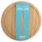 Apollo Housewares 25 cm Round Hevea Wood Rolling Board