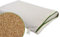 mudis Sofa-Kuschelkissen 40x40cm,100% Bio Hirseschalen,mit abnehmbaren waschbares 100% Bio Baumwolle-Inlett