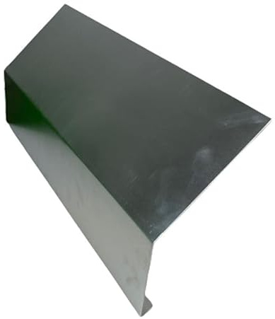 Traufblech 2 m lang Titanzink 0,7 mm (groß)