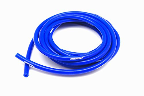Autobahn88 High Performance Silicone Vacuum Hose, ID=0.16 (4mm), OD=0.35 (9mm), 15 Feet (4.5 Meter), Blue