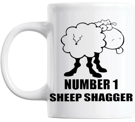 Funny Mug Office Mugs Secret Santa Gift Rude Novelty Number 1 Sheep Shagger