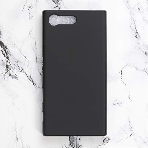 TPU Handyhülle Kompatibel mit Sony Xperia X Compact, Stoßfeste Weiche Schutzhülle mit Präzisen Aussparungen und Kratzfestem, Schlankem Design (Schwarz)