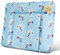 pic Bear Wickelauflage - hochwertige OEKO-TEX Wickeltischauflage - pflegeleichte Wickelunterlage - Auflage Wickelkommode - 85 x 72 cm - Sterne Blau