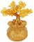 Gold Geld Baum, Feng Shui Baum Citrin Geld Baum Harz Glücksbaum Bonsai Statue Office Home Dekoration für Reichtum Viel Glück