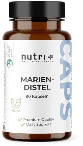 Mariendistel Artischocke Löwenzahn Komplex Kapseln hochdosiert + vegan mit Silymarin und Cynarin - Mariendistelkapseln Mariendistelextrakt Artischockenextrakt Löwenzahnextrakt