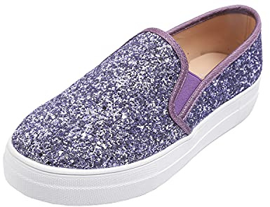 Feversole Women's Fashion Slip-On Sneaker Casual Flat Loafers,Sneakers Slip-on alla Moda per Mocassini Piatti Casual da Donna