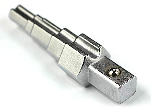 Llave Escalonada para Radiador y Trinquete - Práctica Herramienta de Mano con Mango de Acero al Carbono para Válvulas (Giratoria)