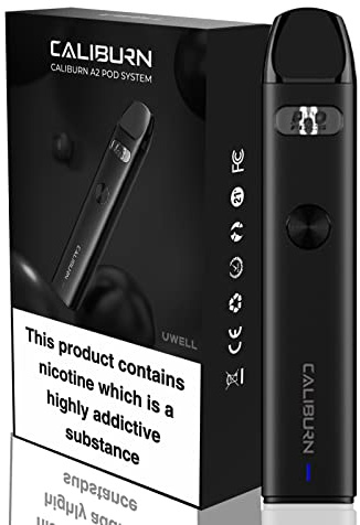 Uwell Caliburn A2 Kit Pod System, 520 mAh, schwarz, 2,0ml, Kompakt
