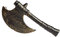 ATOSA hacha vikinga de combate 38cm con hoja plateada