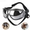 UV-Schutzbrille für Hunde; Einstellbar Hunde Sonnenbrille; Hundebrille Schützen Sie die Augen Ihres Hundes; Schutzbrille Wasserdicht Winddicht Antibeschlagbrille Augenschutz für Groß/Mittel Hund