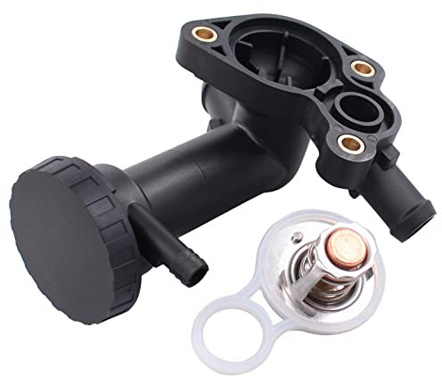 MOTOKU Engine Coolant Thermostat w/Gasket Housing Assembly for MINI Cooper 2002-2008