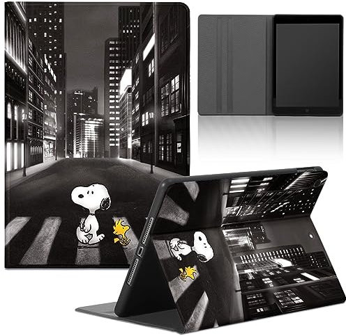 PBNDJVG Funda para Samsung Galaxy Tab A 10,1 2019 SM-T510/T515, Cartoon Anime Lindo Cárcasa con Función de Soporte Delgada PU Cuero Flip Case Suave TPU Cubierta Trasera Protectora Cover, D1