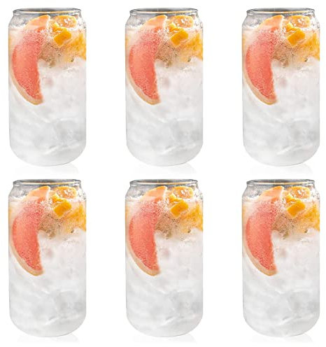 Oikabio Can Beer Glass Drinking Glasses Can Shaped Glasses Beer Can Glass Cup Beer Glass Tumbler Beer Can Glass