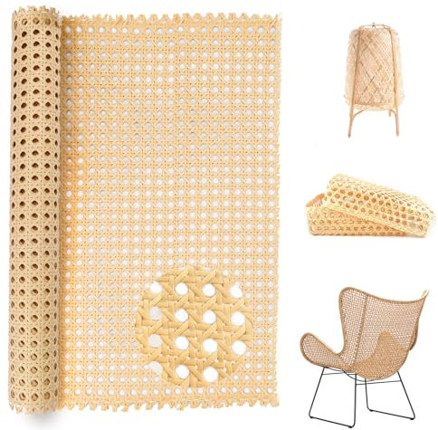 QGGTQG Rattan Gurtband 40 x 100cm Cane Webbing Wiener Geflecht Stuhl Möbel Wasserdicht Kunststoff Breite für DIY Handwerk, Heimdekoration