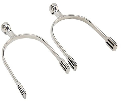 Yosoo Health Gear Pferdesporen, 2 Stück, Western-Sporen mit Rollerball, Damen-Herren-Pferdestiefelsporen oder Reitstiefel-Reitsportliebhaber, Robuste Edelstahl-Pferdesporen für Männer und Frauen