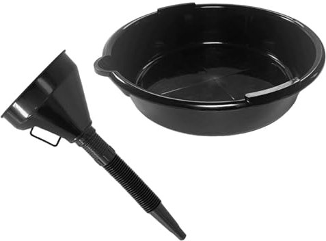 Ronyme Bac de vidange d' avec Entonnoir Bac de récupération d' Bac de récupération de stabilisateur de de Voiture Bac de vidange d'