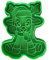 Tagliabiscotti.it - Renna seduta - Casa - Natale - Cookies cutter - Formina - Stampo per biscotti o decorazioni torte in pasta di zucchero - 8cm x 6cm x1,2cm