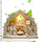 Ostern Krippe Aufsteller aus Acryl, 2D-Flach Krippe-Figure Tischdeko Christliche Jesus Desktop Ornament Osterkrippe zum Hinstellen, Osterdeko Ostern Krippenfigur Kunst Handwerk Osterdekoration (B)