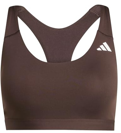 adidas Women's Optime Essentials Workout Medium Support Bra, Aurora Coffee, M