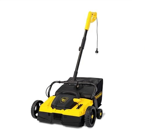 Garland Roll&Comb 402E-V24 | Pettinatrice spazzatrice erba artificiale 1.500 W | Larghezza 36 cm | Sacco 35 L | Manubrio oscillante | Elettrico plug-in | Ideale giardini grandi