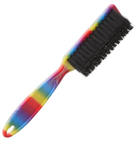 MUCKLILY Vintage Bartbürste aus Nylon mit Weichen Borsten Langlebig und Komfortabel Herren Bartpflegebürste für Haarglättung und Staubentfernung im Salon und Zuhause