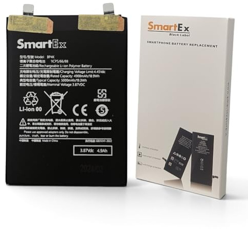 Smartex® Baterìa Compatible con Xiaomi Modelo BP4K para Redmi Note 12 Pro (5G/4G) Poco X5 Pro 5G / Poco F5