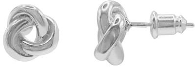 Heideman Ohrstecker Damen Calista Knoten Edelstahl | Verspielter Ohrschmuck fürs Büro und den Alltag, hautfreundlich und langlebig, schöne Geschenkidee für beste Freundin