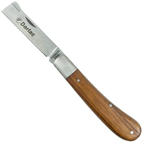 Darlac Budding Knife – Pocket Garden Knife Ideal for Precise Pruning, Budding and Grafting – Stainless Steel Blade