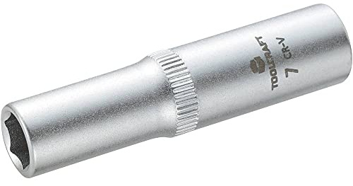 TOOLCRAFT 816096 Socket Spanner Insert 6.3 mm (1/4) Spanner Width 7 mm