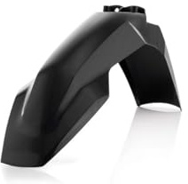 Acerbis Front Fender Black Compatible with Husqvarna TC 250/TX 300/FE 350/501 2017-2022/FC 250/350/450/TC 125 2016-2022/TE 150/250/300 2017-2023/FX 350/450 2017-2022/FE 350S/501S 2020-2023 -2462590001