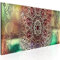 murando - Wandbilder XXL Mandala 120x40 cm 1 tlg - Wand Deko Vlies Leinwand Bilder Groß Wanddeko Wohnzimmer Schlafzimmer Kunstdrucke Panoramabild - Orient Zen bunt f-A-0587-b-a