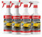 BRESTOL® Gleitmittel für Reinigungskneten 4x 750 ml – Lackpflege, Lackpolitur, Schmutzentfernung, Unser Gleitmittel entfernt Effektiv und schonend Baumharz, Insekten, Flugrost, Farbspur und Bremsstaub