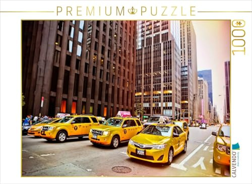 CALVENDO Puzzle EIN Motiv aus dem Kalender New York - nur im Taxi | 1000 Teile Lege-Größe 64 x 48 cm Foto-Puzzle für glückliche Stunden