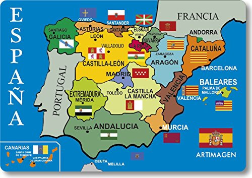 Artimagen Imán Mapa España 80x55 mm.