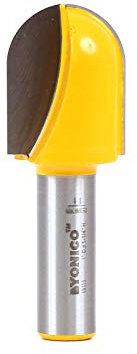 Yonico 19115 1-Inch Diameter Core Box Router Bit 1/2-Inch Shank