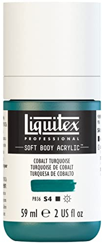 Liquitex Acrylic Paint, Cobalt Turquoise, 59 ml (Pack of 1)