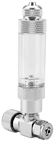 Nadelventil für Aquarium System CO2 Regler Blasenzähler Aquarium Zubehör(04# Dual-Kopf-Mikrodosierventil + Blasenzähler)