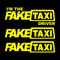 Autodomy Faketaxi Fake Taxi 3 Stuks en I'm The Taxi Driver Stickers voor Auto of Motorfiets | Fake Taxi Aufkleber Regen und Sonnenbeständig